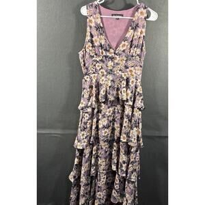 en saison women babydoll maxi dress medium fairy whimsical ethereal cottagecore